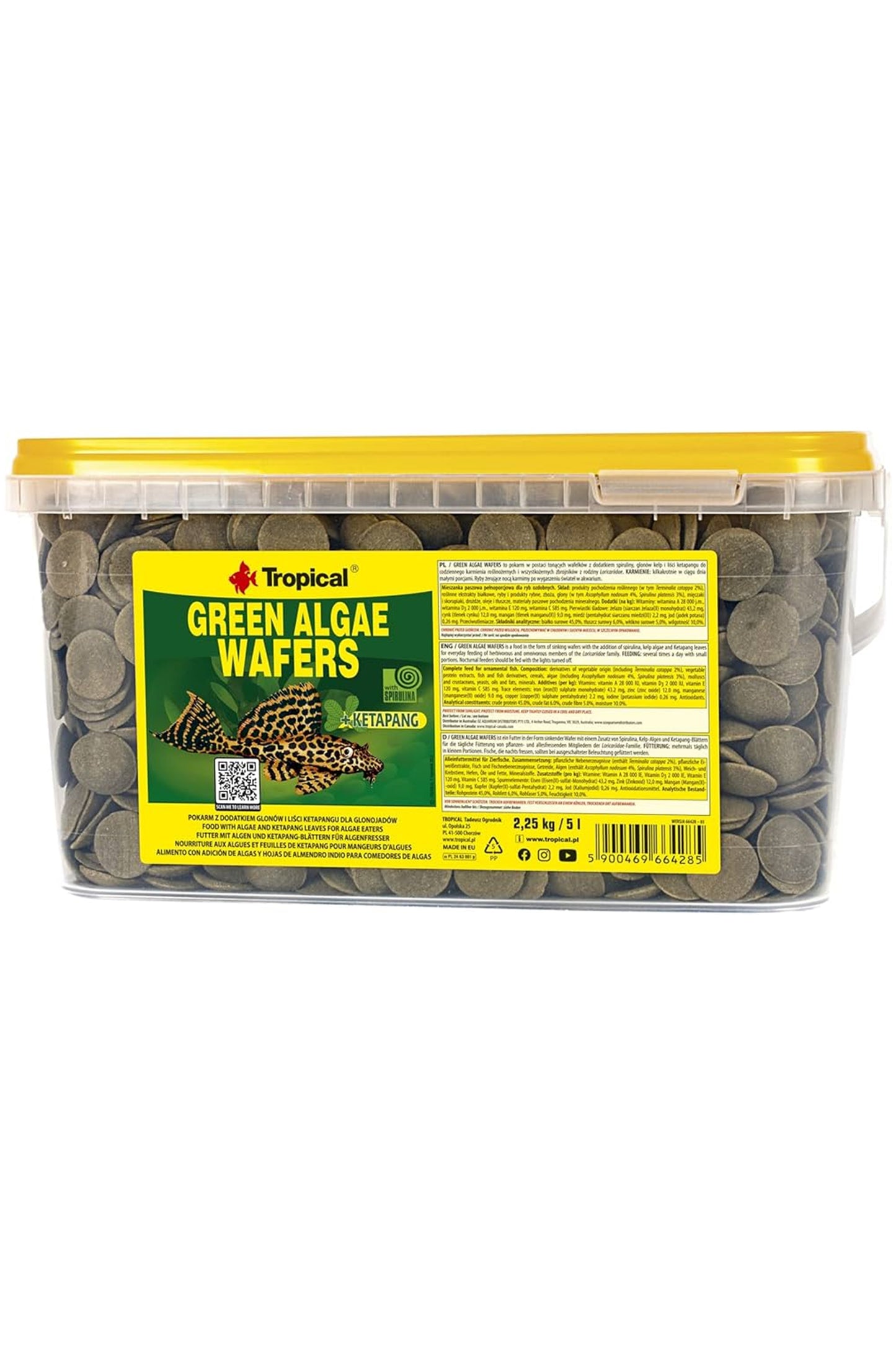 Tropical - Galletas Spirulina 5 L