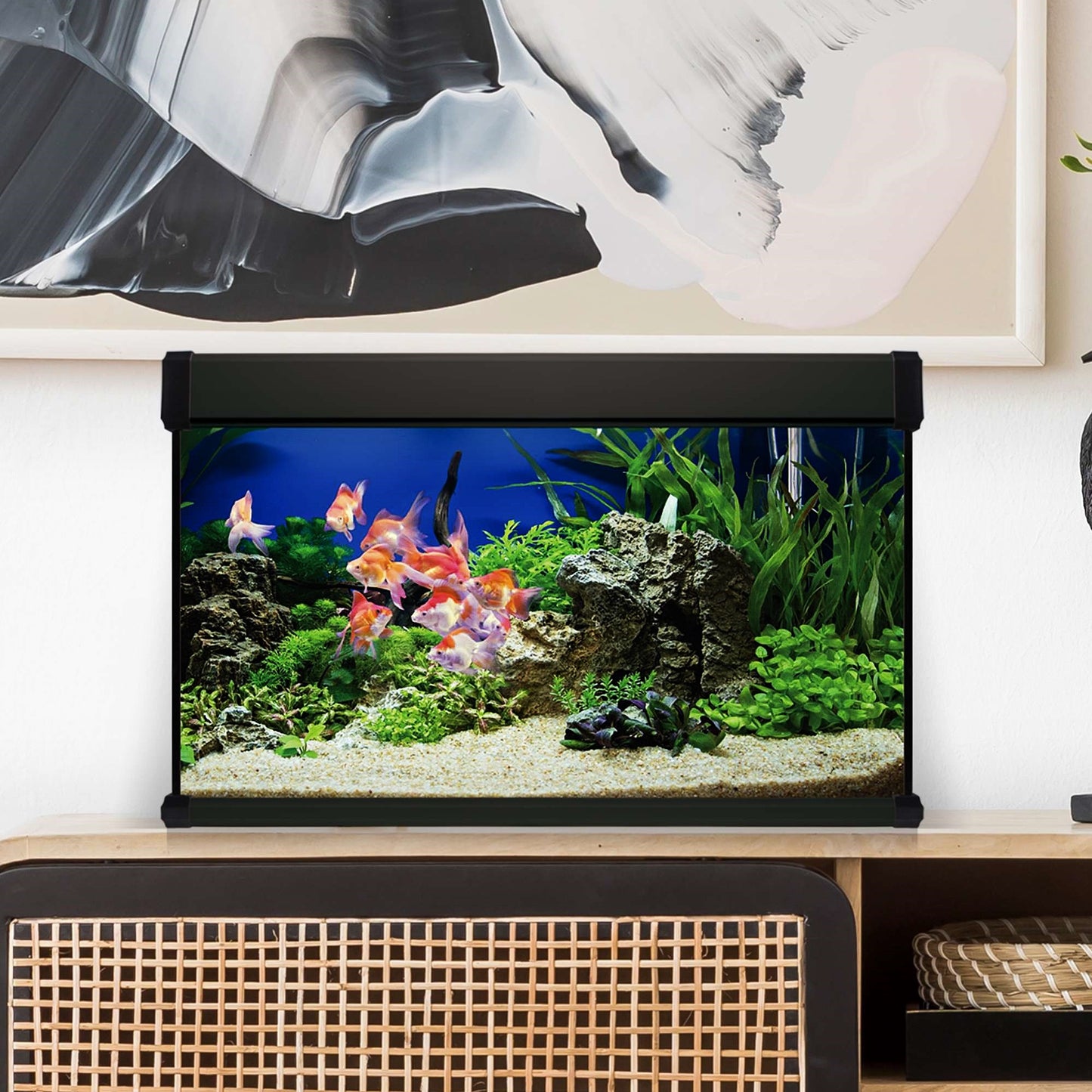 Kit AquaLUX PRO 100 - Acuario de 100 litros Negro