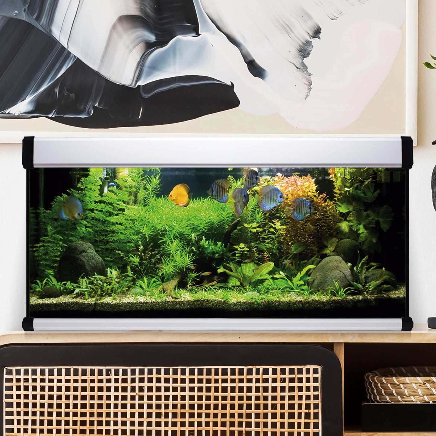 Kit AquaLUX PRO 240 - Acuario de 240 litros Blanco