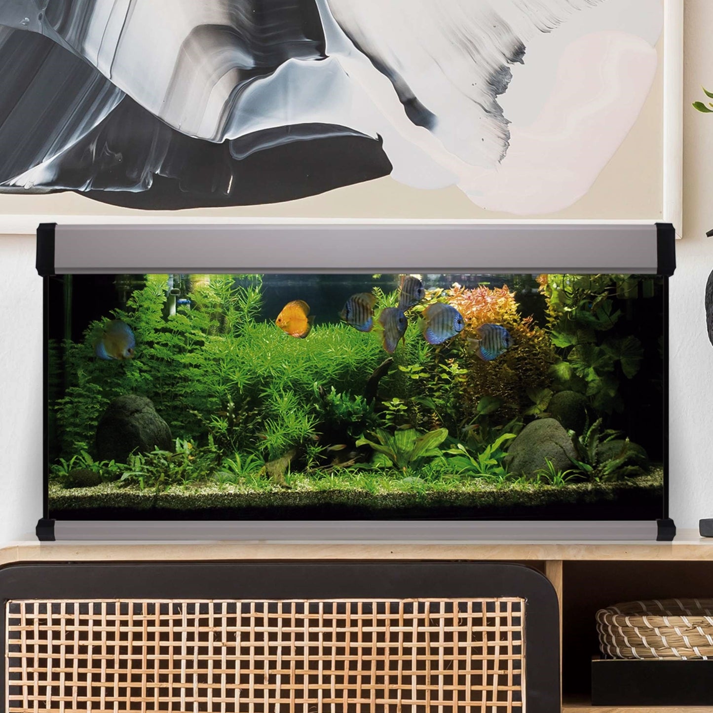 Kit AquaLUX PRO 240 - Acuario de 240 litros Plateado