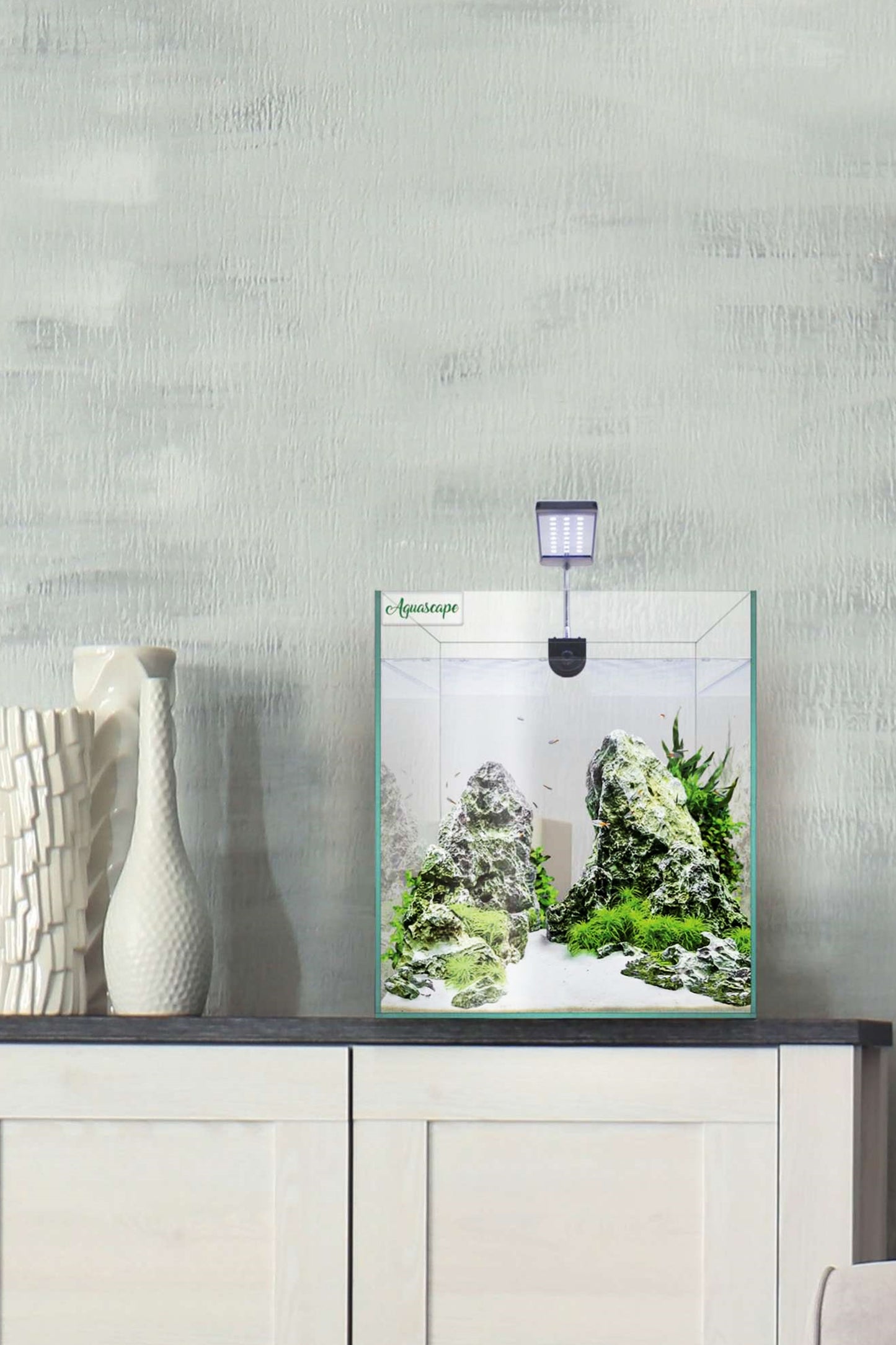 Acuario Kit Nano AquaScape RGB 10 de 10 litros