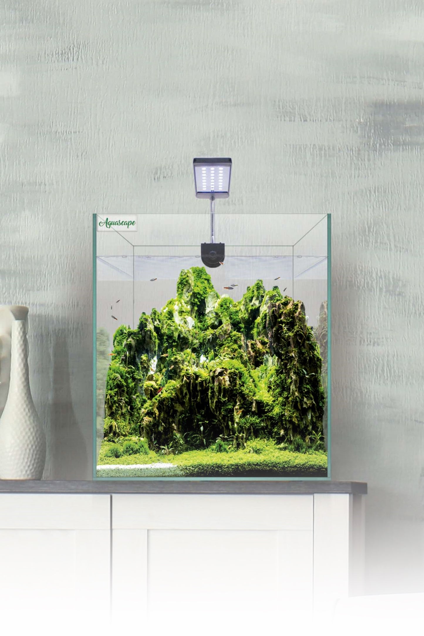 Acuario Kit Nano AquaScape RGB 20 de 20 litros