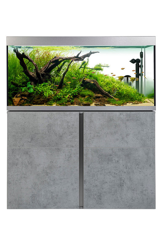Acuario Fluval SIENA de 332 litros con mueble en Hormigón