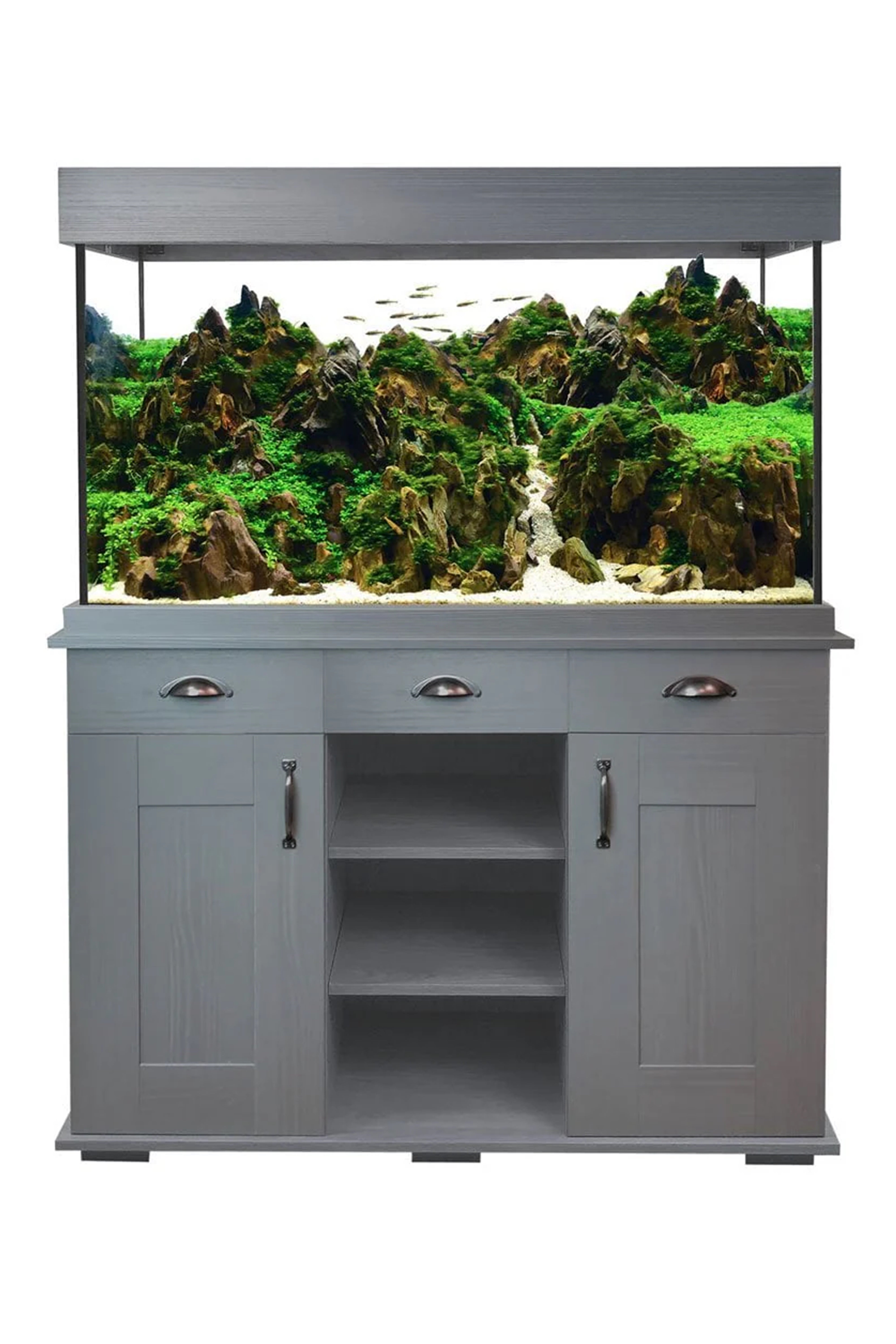 Acuario Fluval Shaker 345 Litros En Gris Umdale acuario-fluval-shaker-345-litros-en-gris-umdale