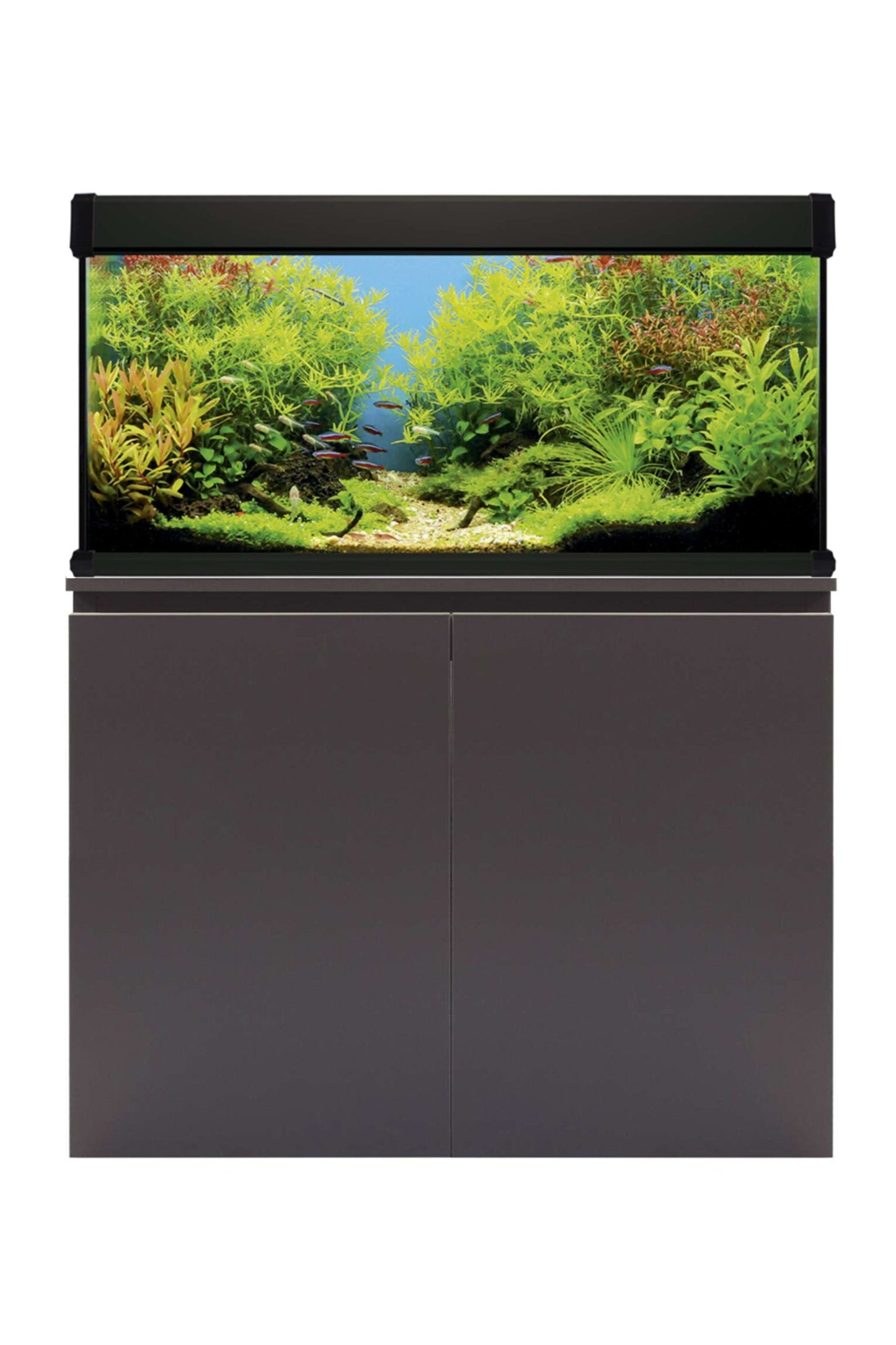 AquaLUX PRO 130 - Acuario de 130 litros con mueble Negro