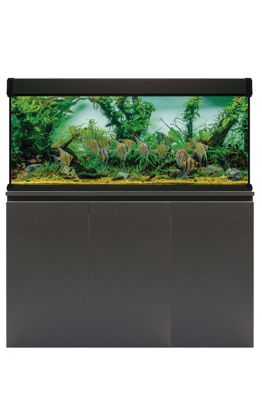 AquaLUX PRO 450 - Acuario de 450 litros con mueble Negro