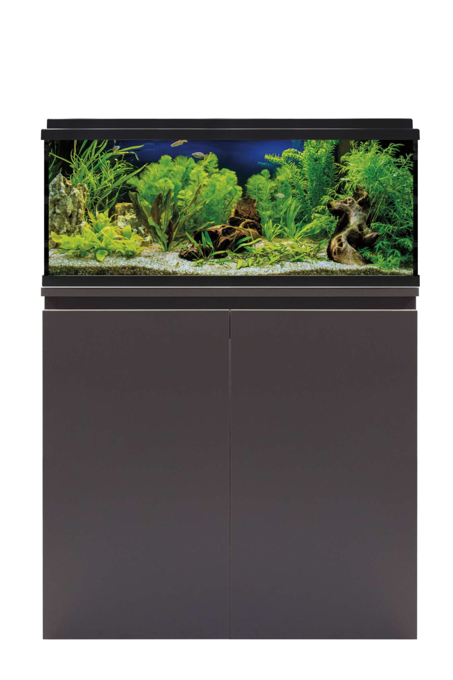 AquaLED 100 - Acuario de 100 litros con mueble Negro