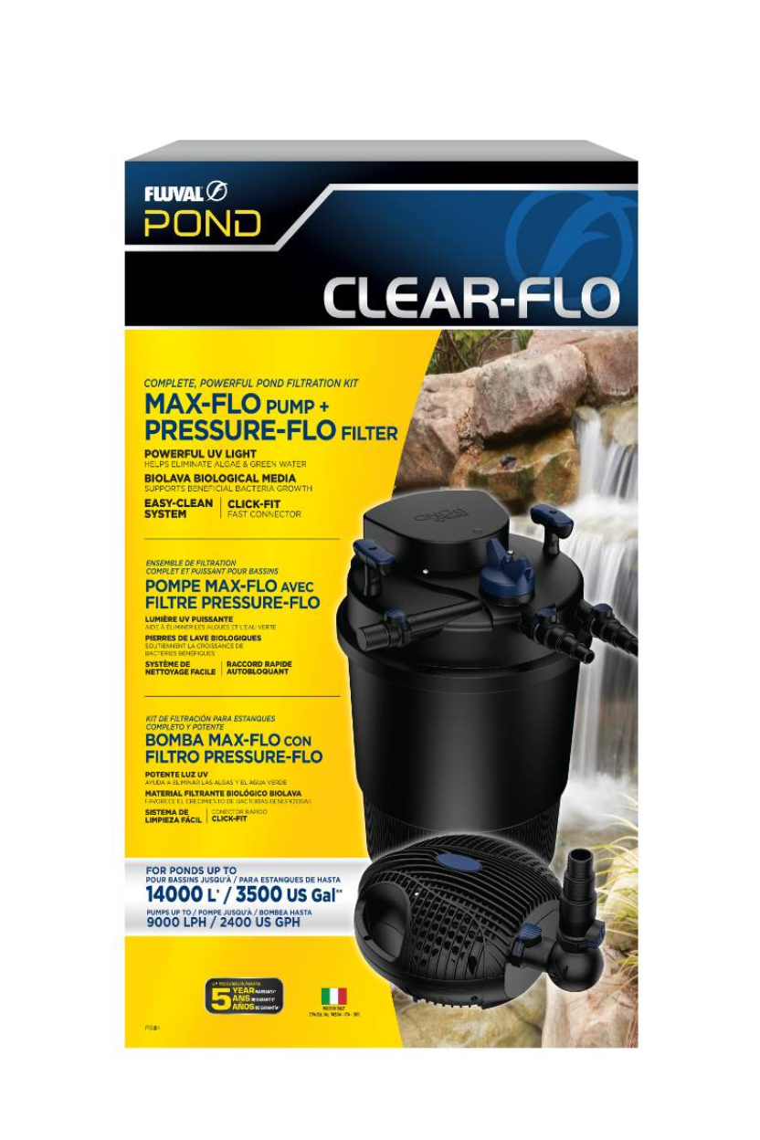 Nuevo Fluval POND ClearFlo 14000 kit