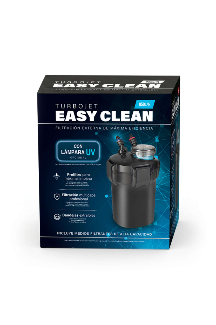 Filtro externo TURBOJET EASY CLEAN UV de 1.400 litros/hora