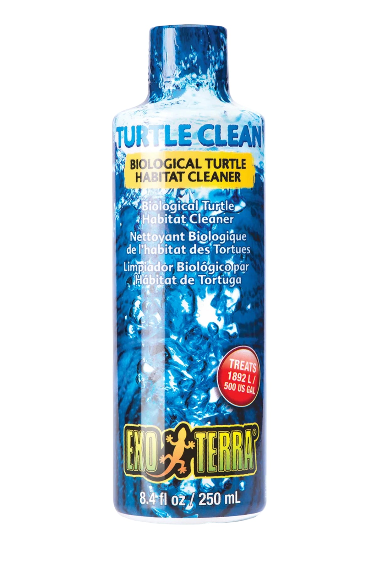 EXO TERRA - Turtle Clean Bacterias de 250ml - Bacterias beneficiosas para acuaterrarios