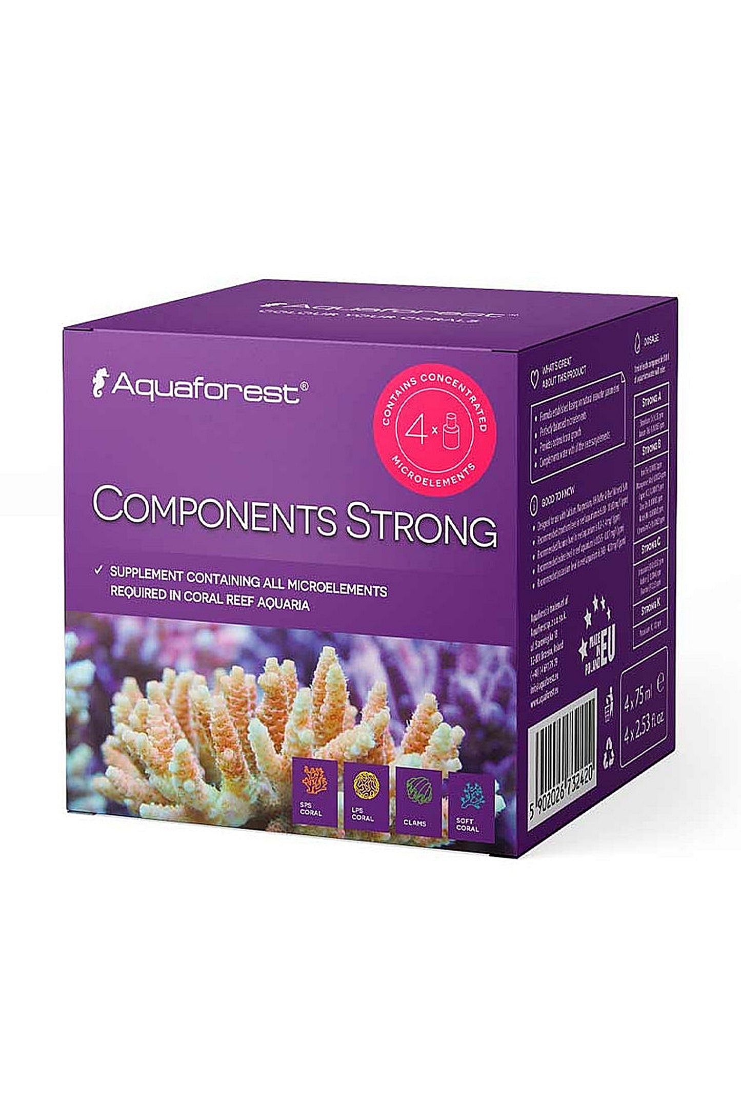 Aquaforest - Component Strong 4x75 ml.