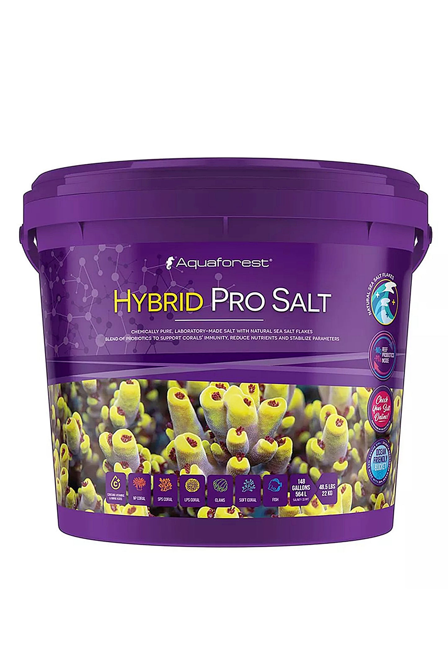 Aquaforest - Hybrid PRO Salt 22 kg. - (Cubo)