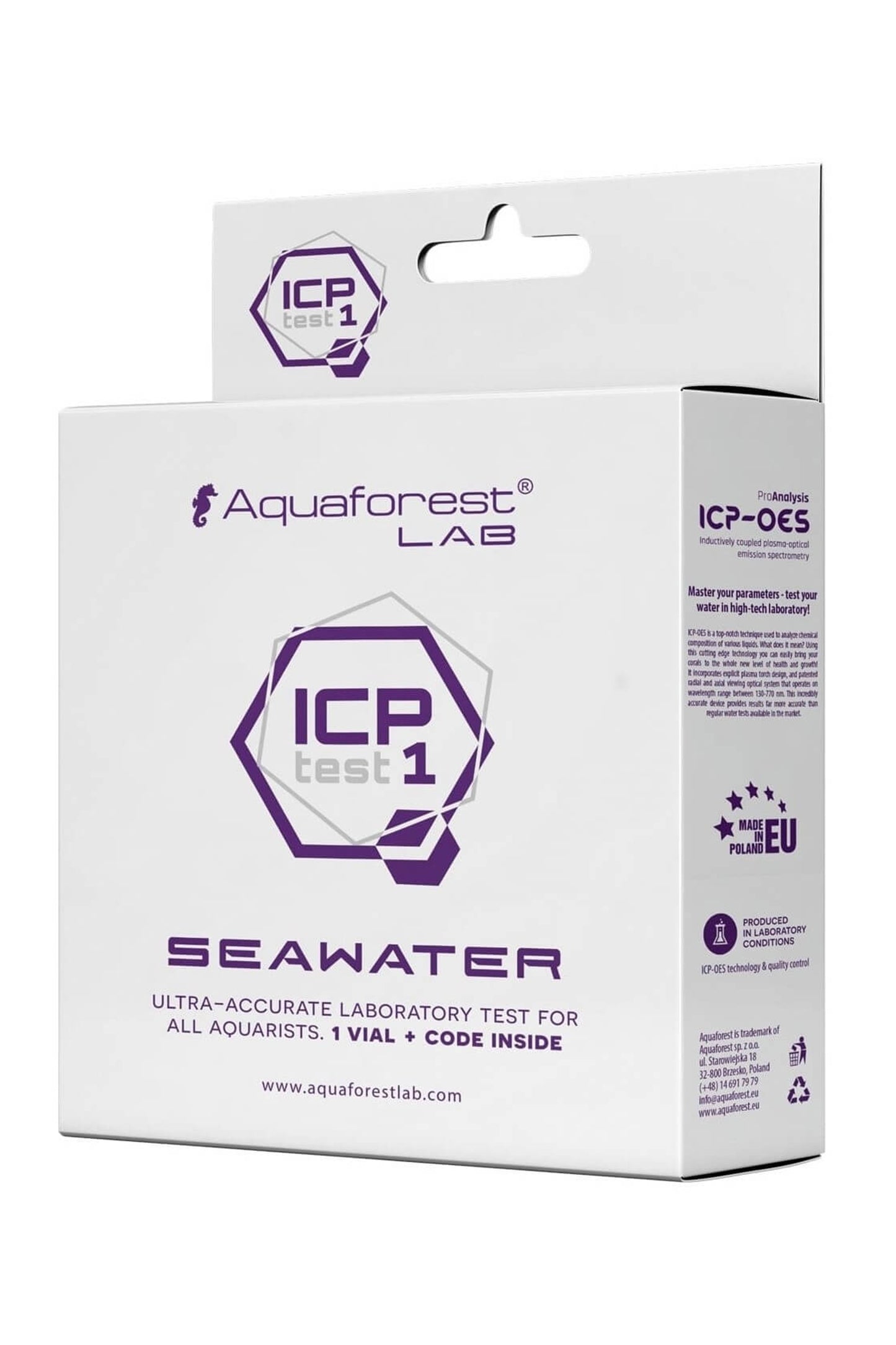 Aquaforest - ICP Marinlab Test 1 - Agua Salada