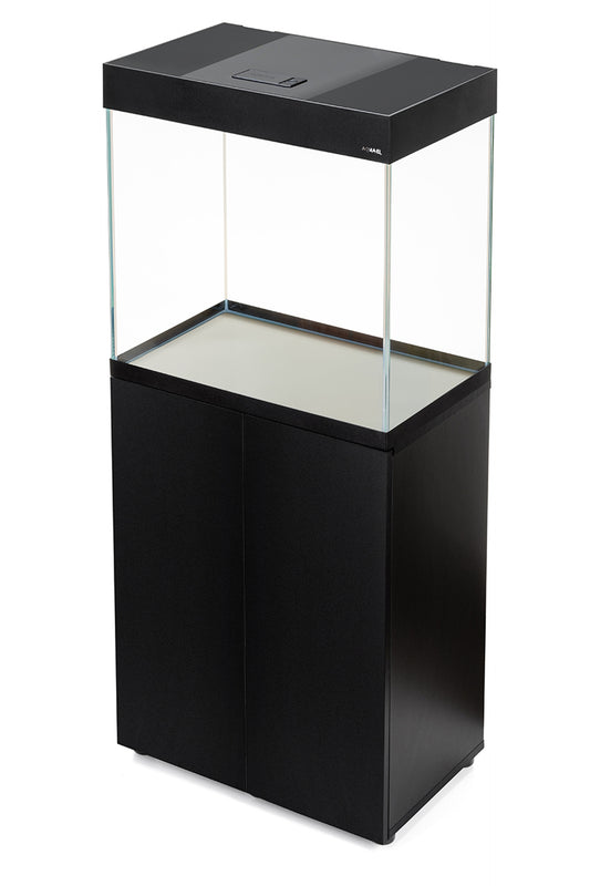 Acuario Optiset 130 litros con mueble Negro