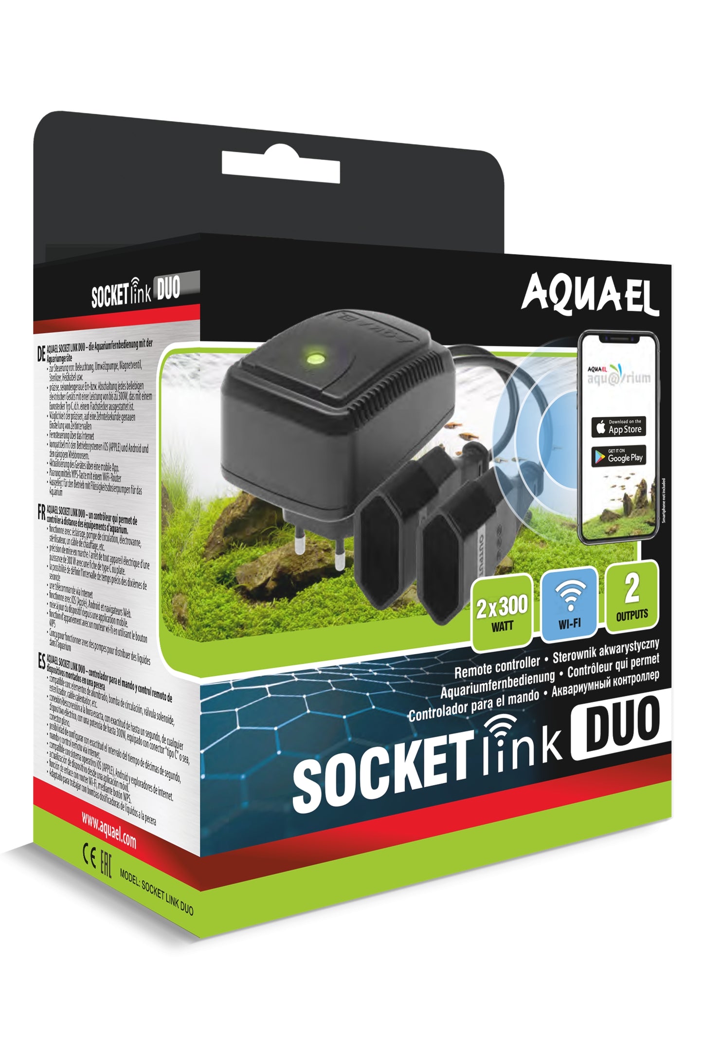 Aquael - Socket Link Duo - Controlador iluminación