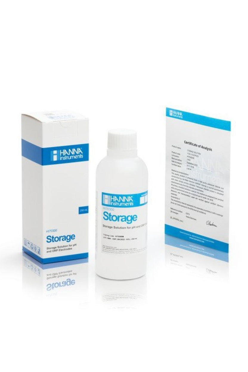 HANNA - Solución almacenamiento de electrodos - 230 ml. - HI70300M