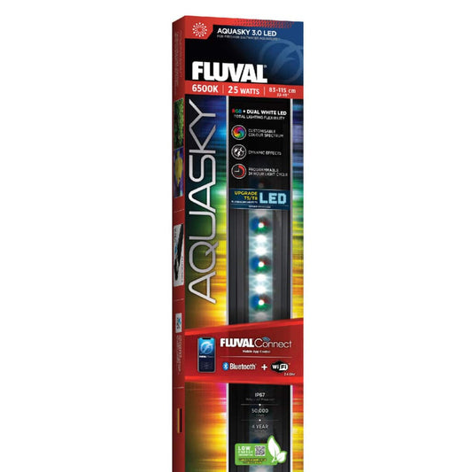 Fluval - Iluminación AquaSky LED RGB 3.0 de 25W (83,5-114,9 cm)