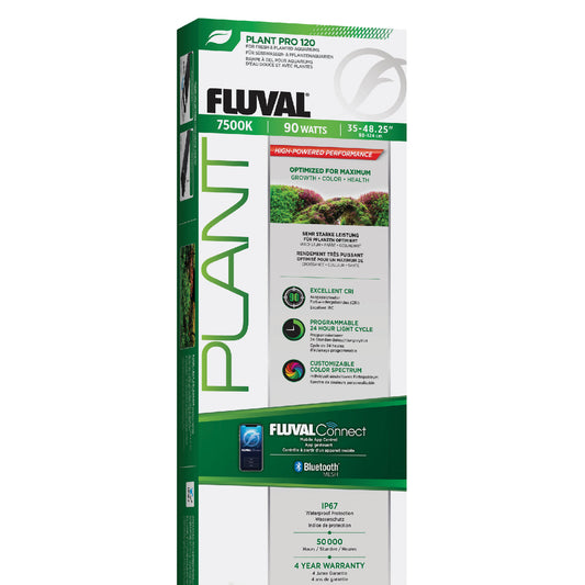 Fluval - Iluminación LED Plant PRO 4.0 de 90W (88,2-124,4 cm)