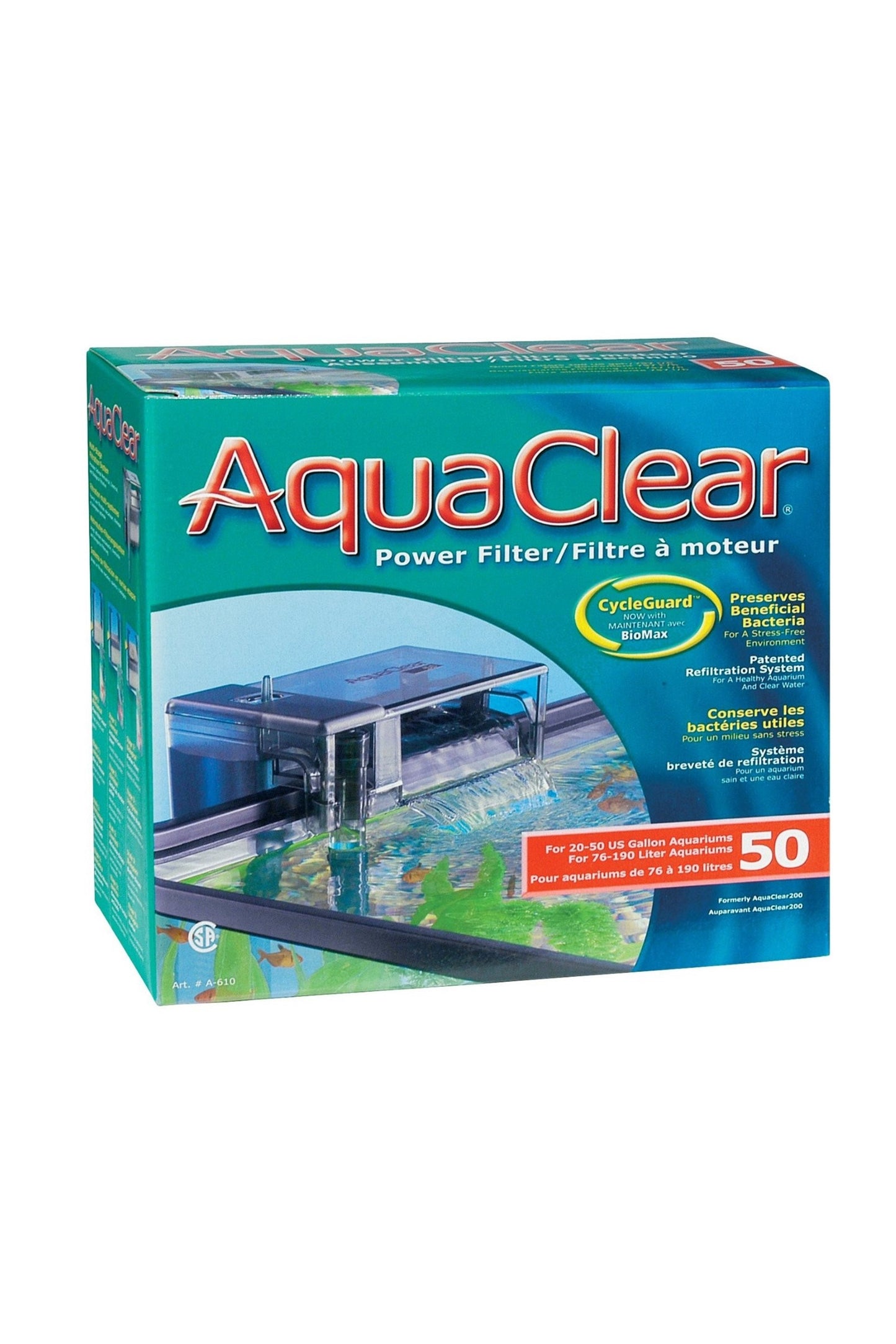 AquaClear 50 Filtro Mochila