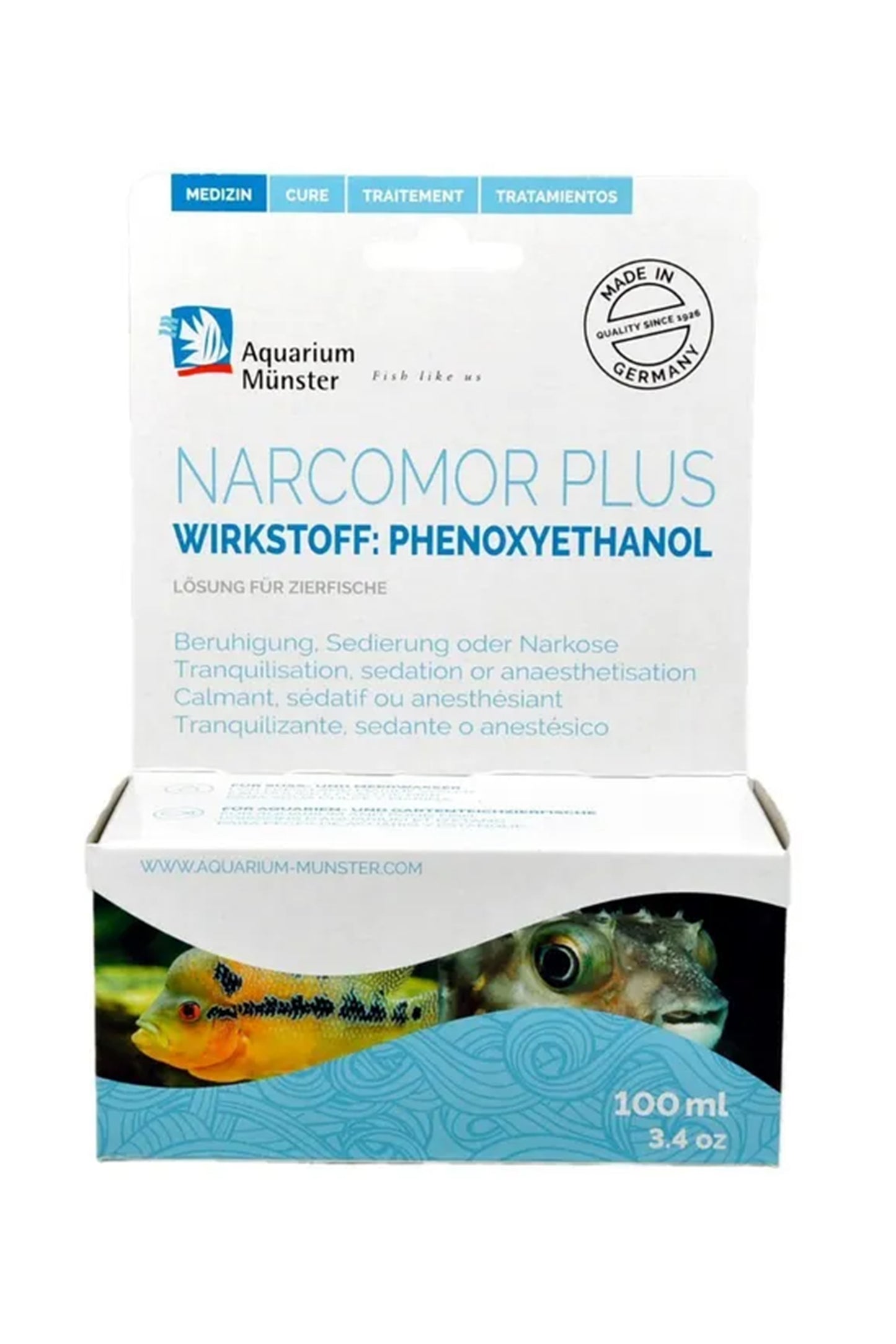 Aquário Münster - Narcomor Plus 100 ml.