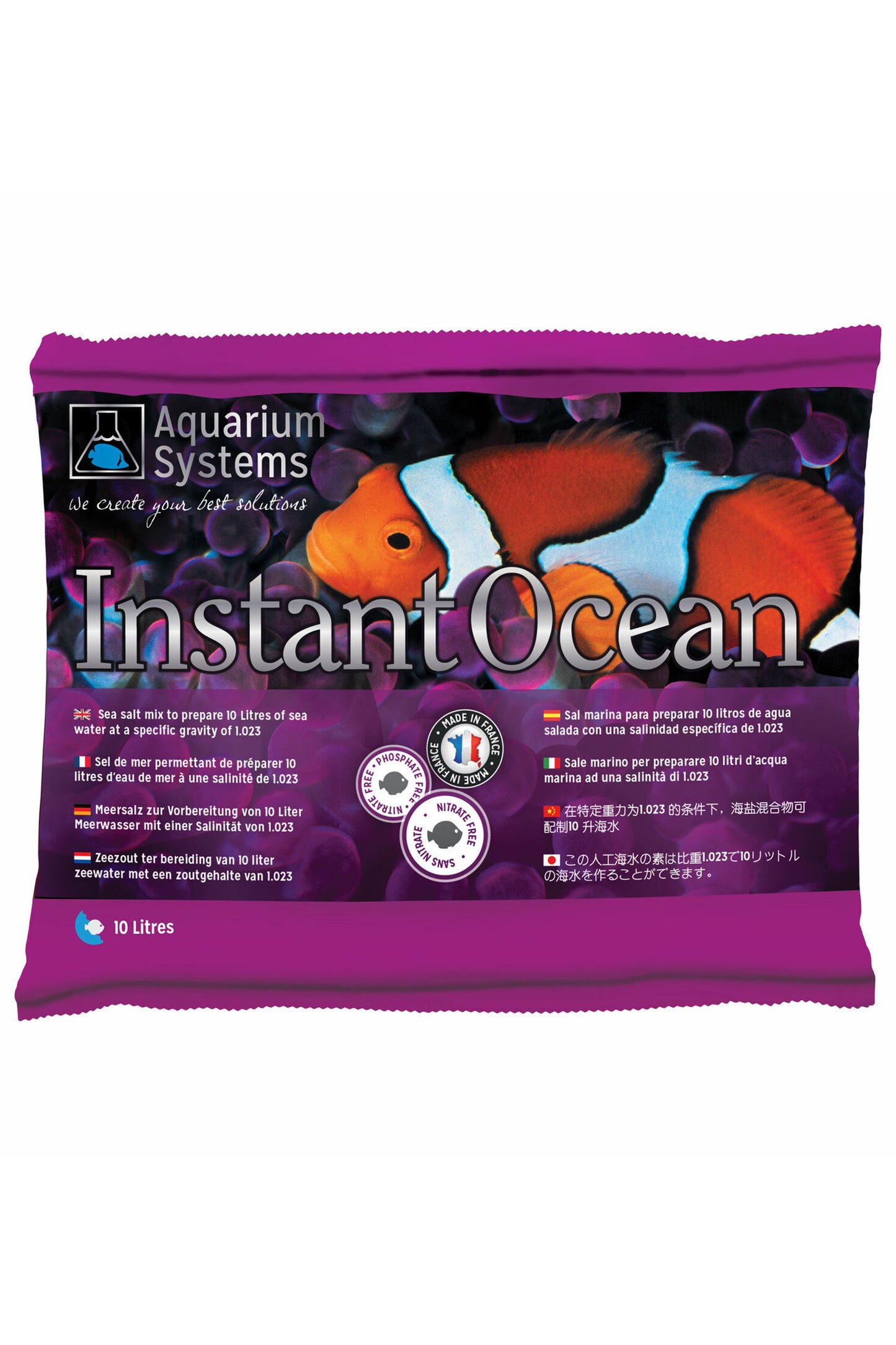 Aquarium Systems - Sal Instant Ocean Nano Bolsa para 10 L