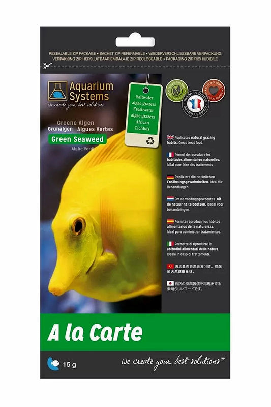 Aquarium Systems - Algas Verde - A La Carte - Sobre 15 grs.