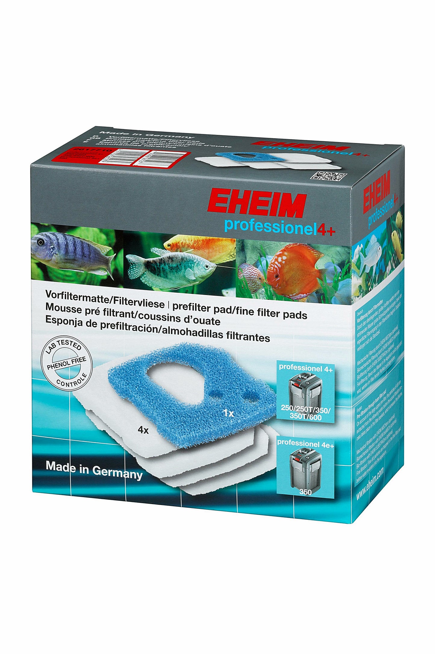 Eheim - 2617710 Set Esponjas Prof 4 (1*Azul/4*Blanca)