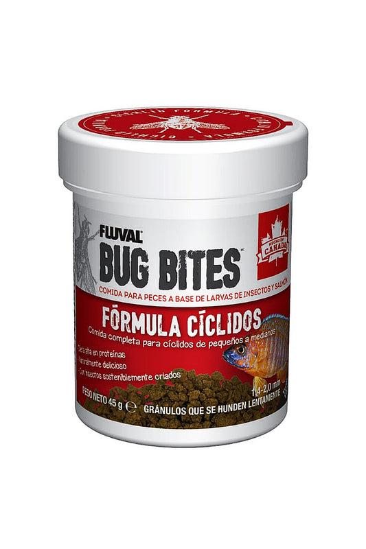 Fluval - Bug Bites Cíclidos Granulado, 45G