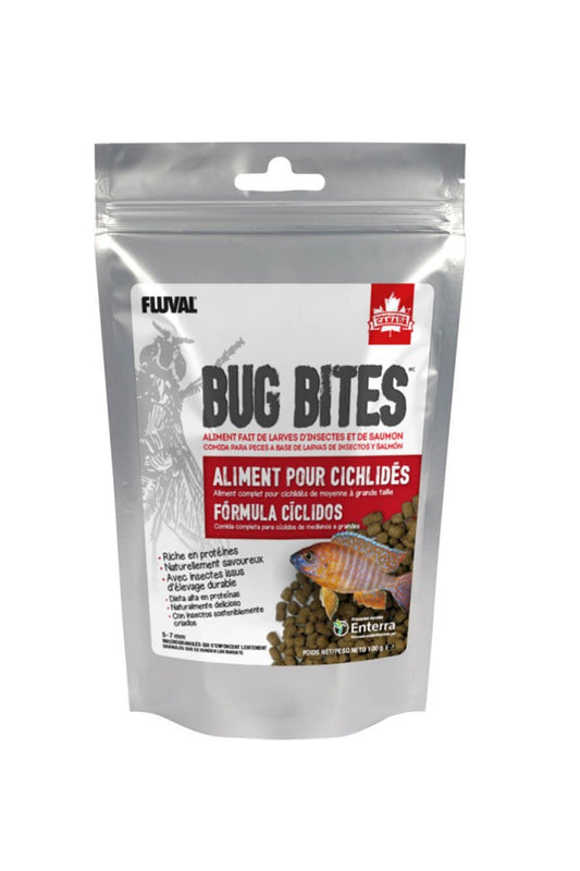 Fluval - Bug Bites Cíclidos Pellets, 100G