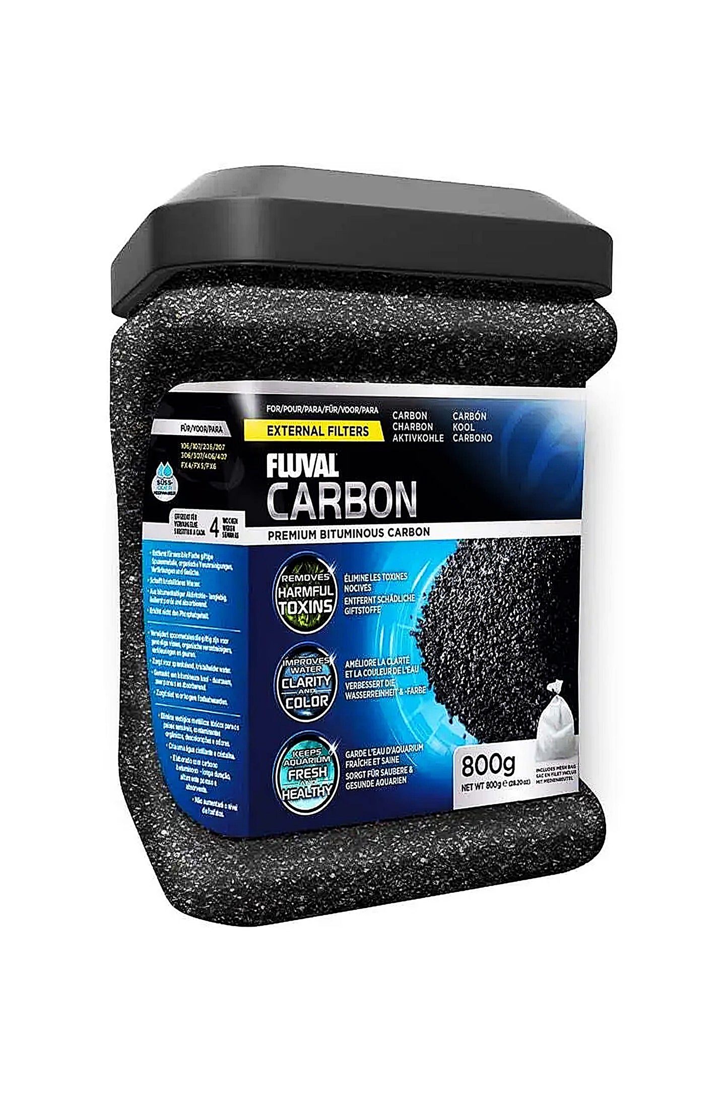 Fluval - Carvão Ativado Premium 800G