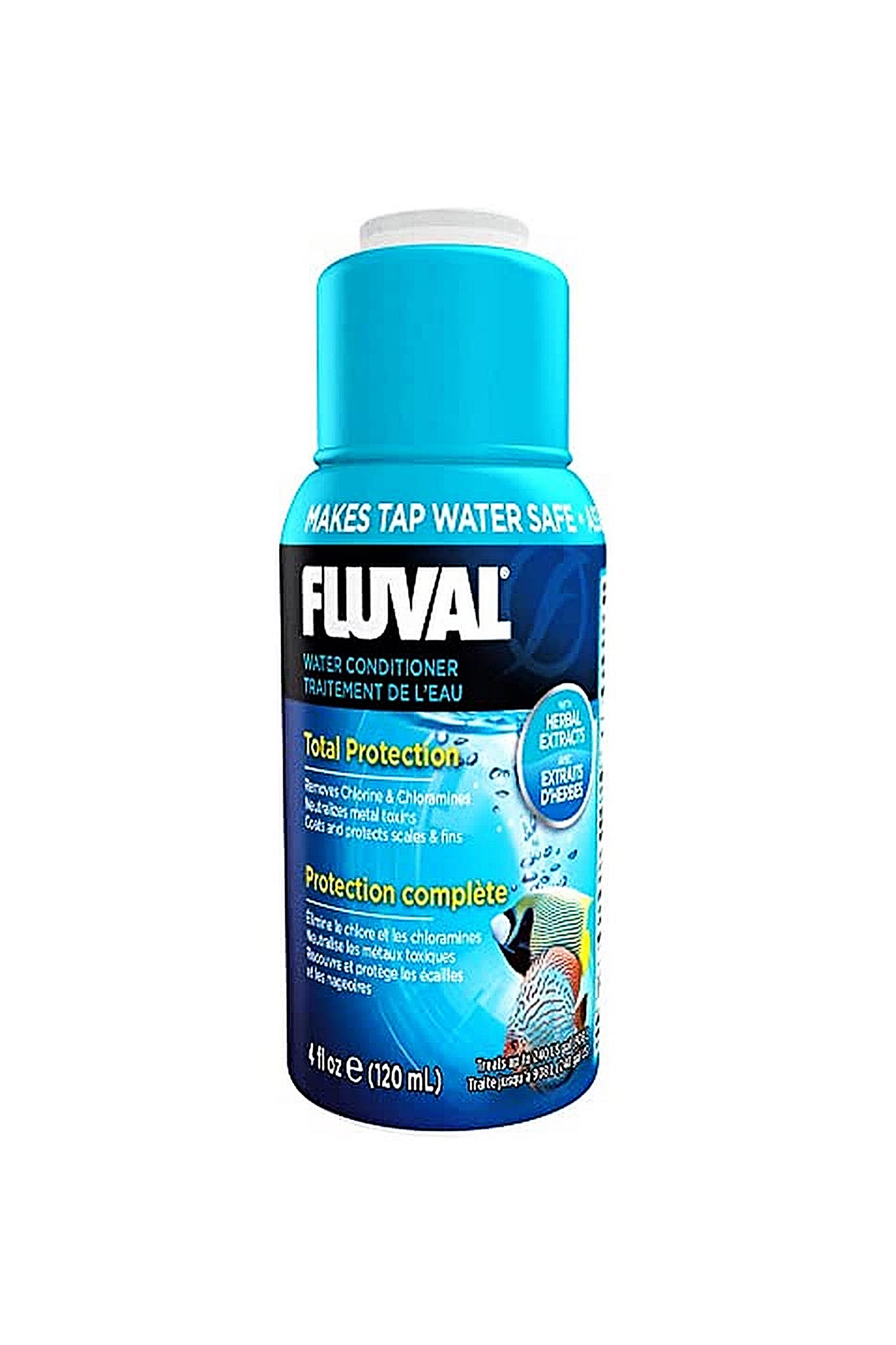 Fluval - Aquaplus Acondicionador De Agua, 120 ml.