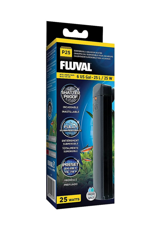 Fluval - P25 Pre-Set Calentador 24-26ºc - 25L