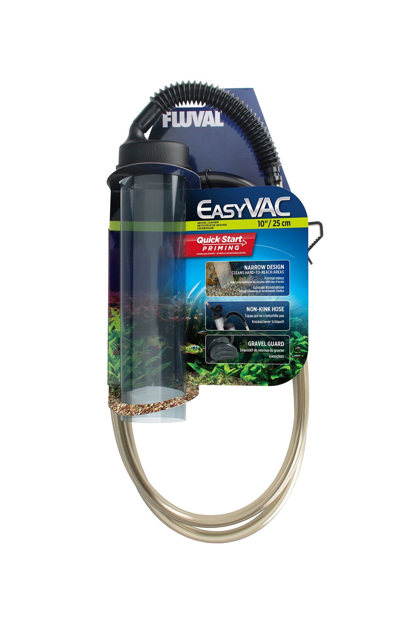 Fluval - Easy VAC Limpia grava Mini, 25 cm