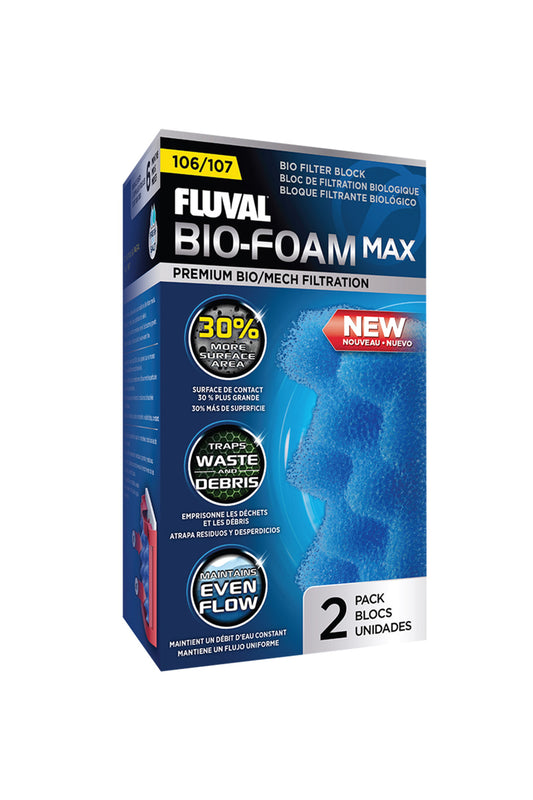 Fluval - Bio-Foam Max Azul 107 - 2 uds