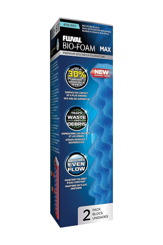 Fluval - Bio-Foam Max Azul 407 - 2 uds