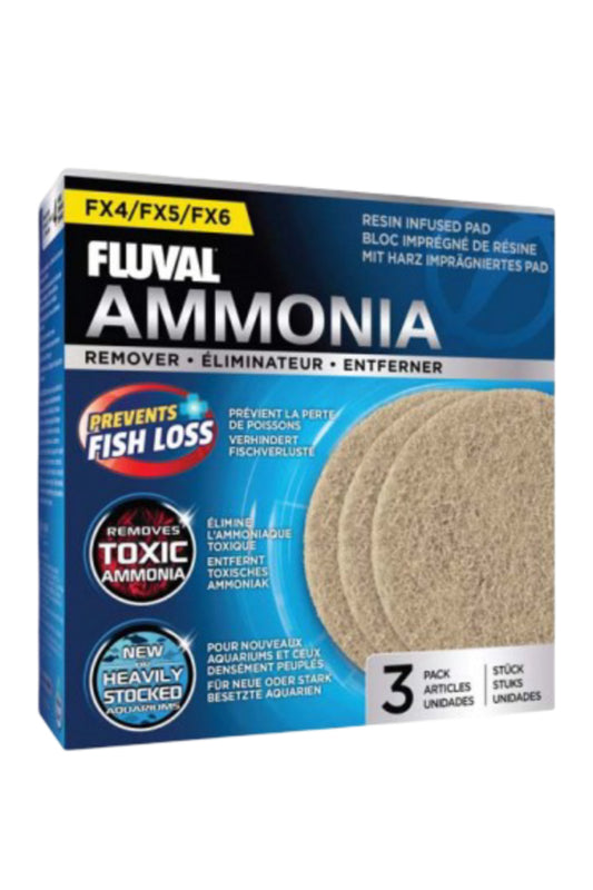 Fluval - FX4/6 Almohadilla Elimina Amoniaco - 3 uds