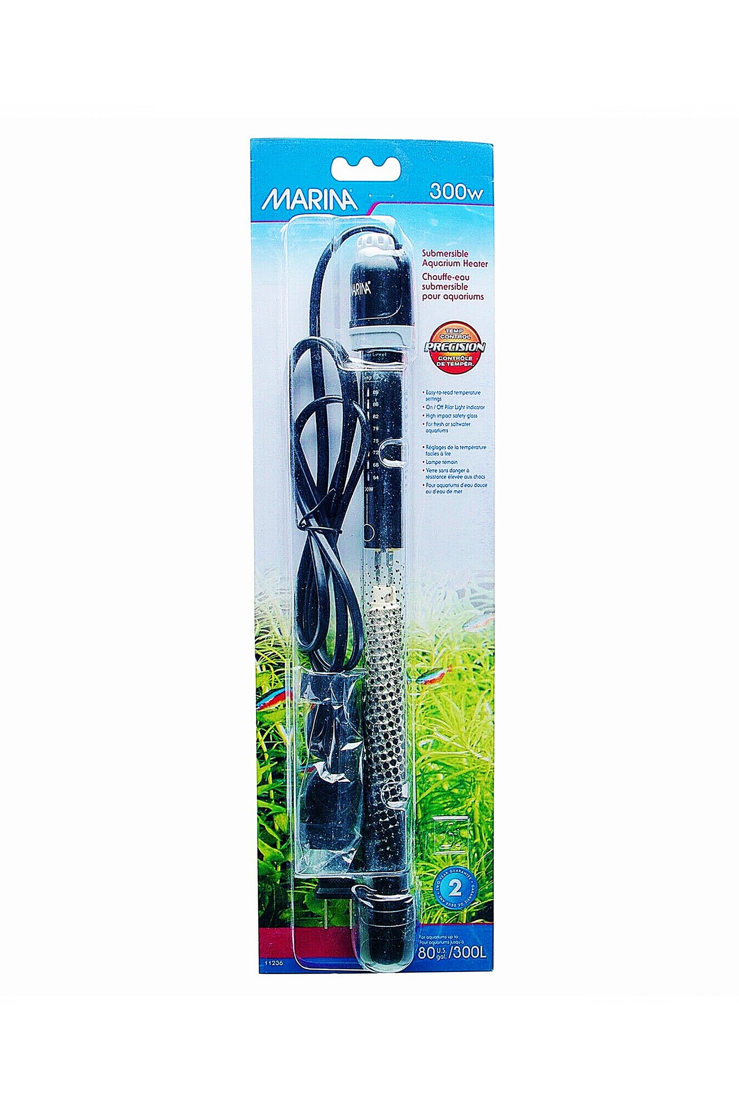 Marina - Calentador Sumergible, 300W, 36cm