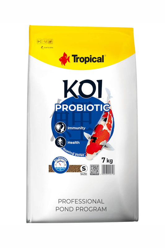 Tropical - Probiotische Koi-Pellets, Größe S, 7 kg