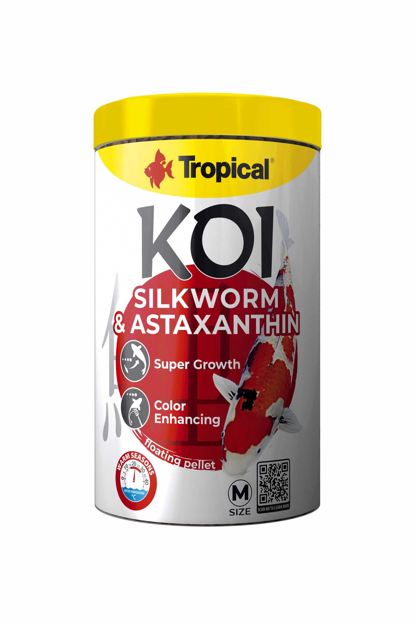 Tropical - Koi Silkwor & Astaxant Pell S 1000ml./320G