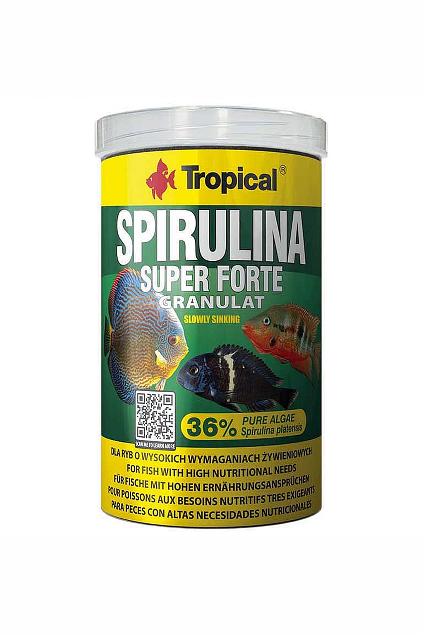 Tropical - Super Spirulina Forte Granulado 250 ml.