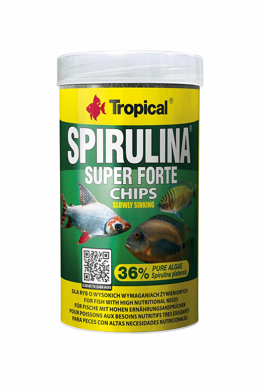 Tropical - Super Spirulina Forte Chips 1000 ml.