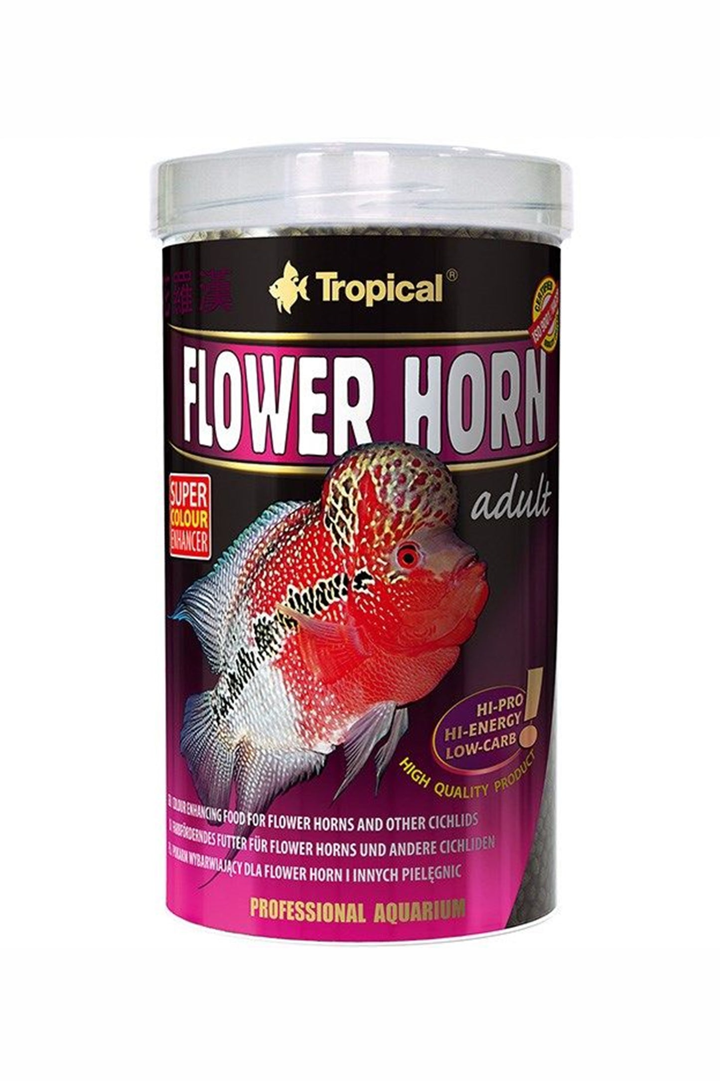 Tropical - Flower Horn Adult Pellets 500 ml.