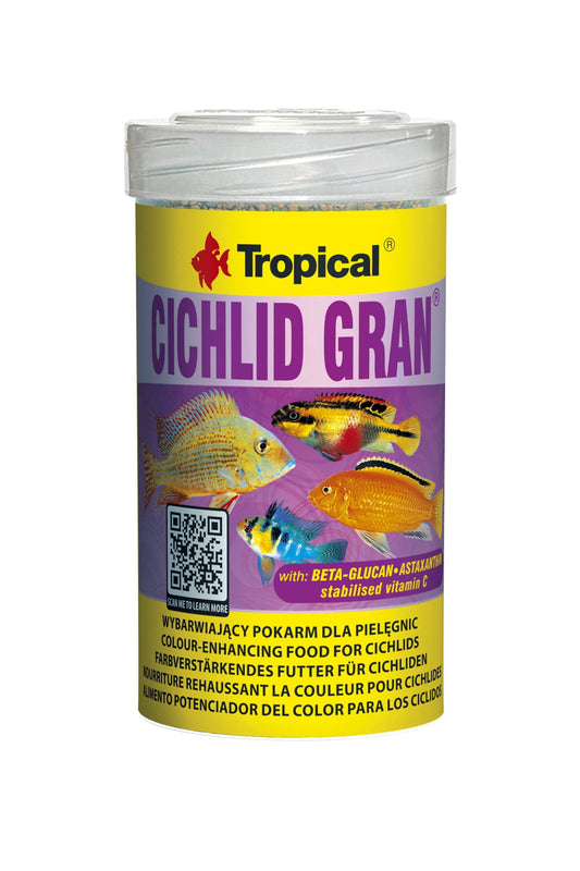 Tropical - Cichlid Color Granulado 250 ml.