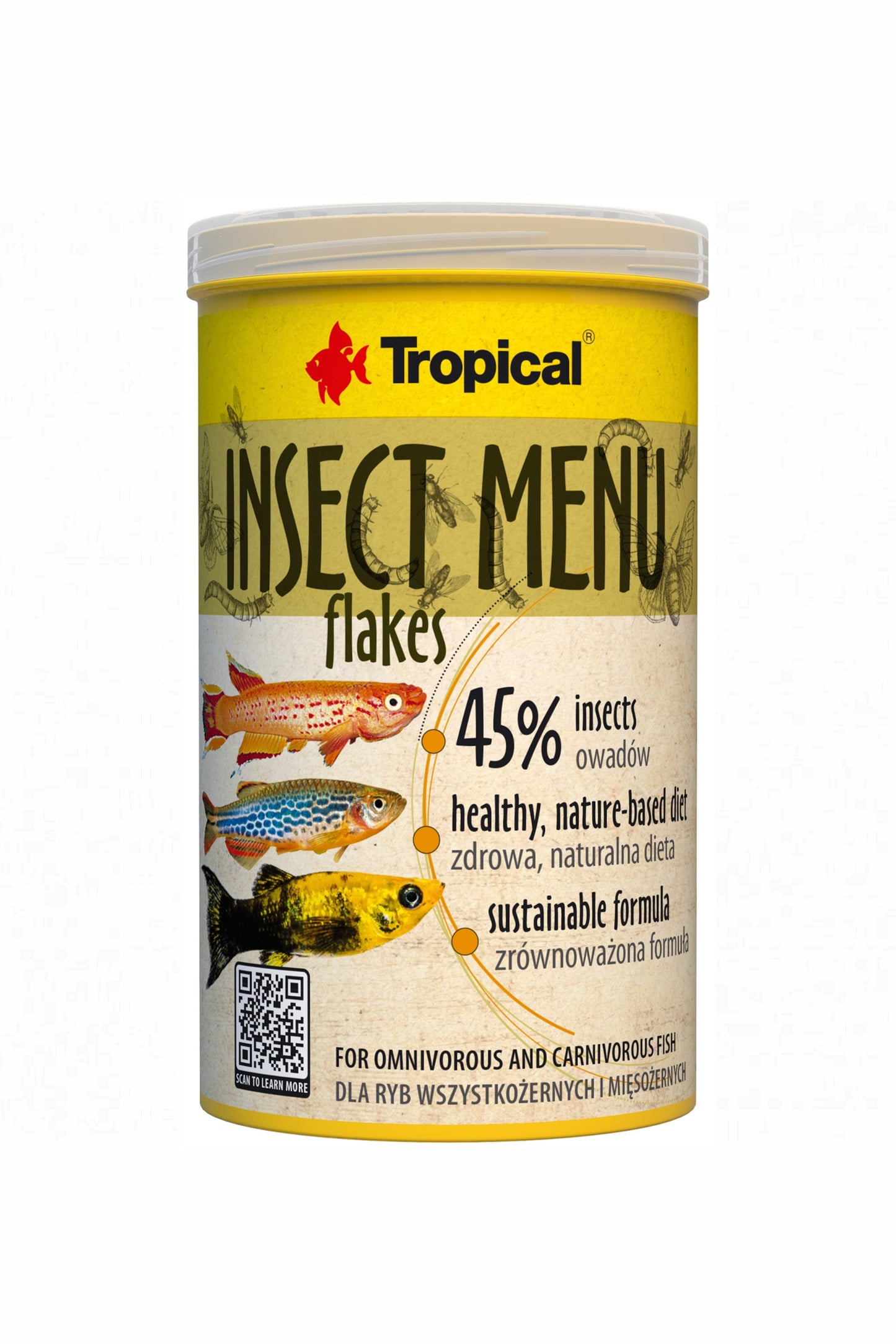 Tropical - Insektenmenü-Flocken 100 ml.