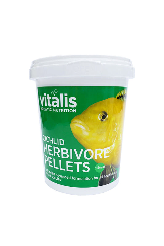 Vitalis - Ch00260 Cichild Pflanzenfresser-Pellets 1,5 mm. 260G