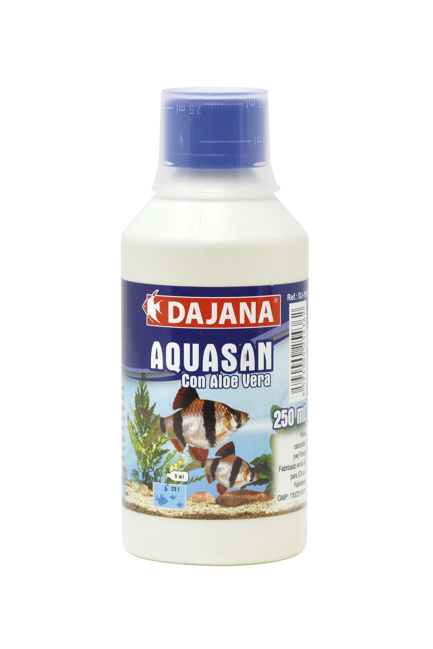 Anticloro y Cloramina con aloe vera: Aquasan de Dajana (250 ml)