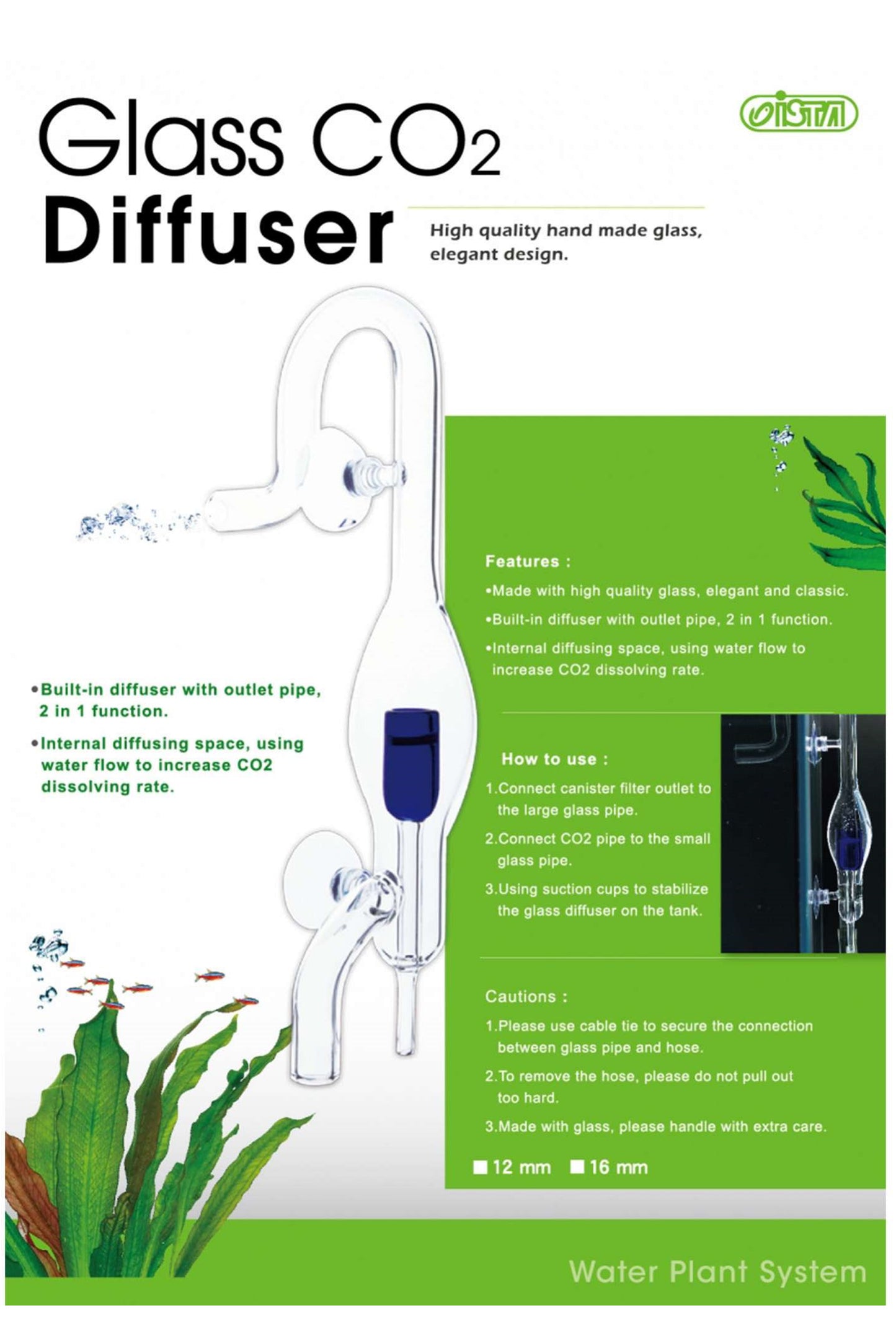 Difusor de CO2 de Cristal