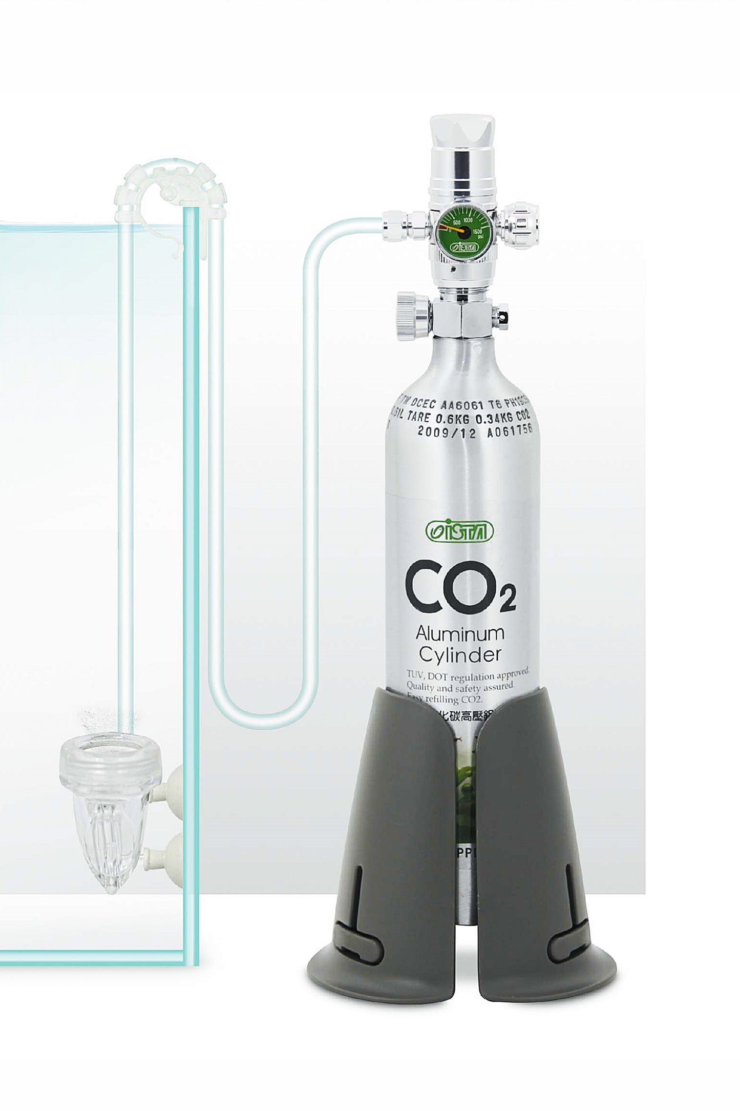 Kit de CO2 con Cilindro de Aluminio (0,50 L) A