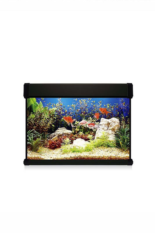 Acuario Kit AquaLux PRO 68 con Filtro Interior (68 litros) Negro