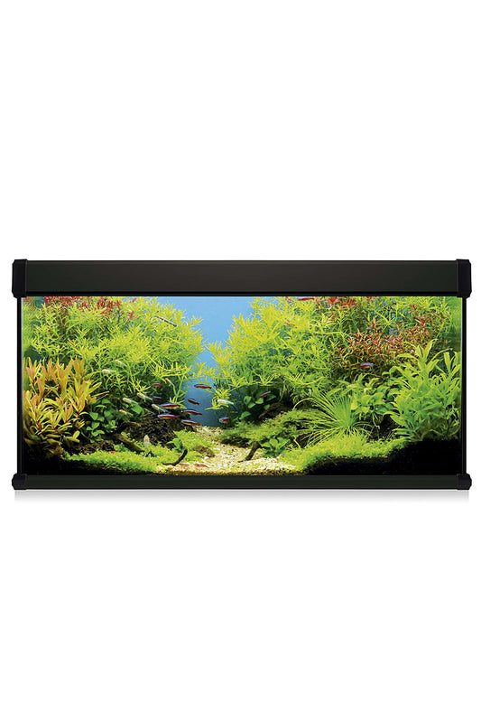 Acuario Kit AquaLux PRO 168 con Filtro Exterior (168 litros) Negro